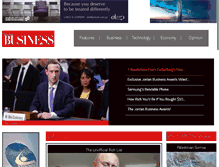 Tablet Screenshot of jordanbusinessmagazine.com